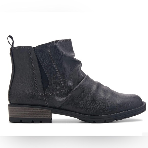 Sporto Misty Style Zip Side Black Ankle Booties Boots - Picture 1 of 12